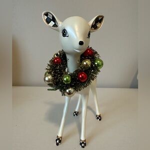 Mackenzie Childs Courtly Check Deer